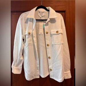 a new day White Utility Jacket with Button Accents